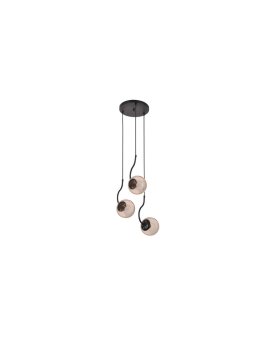 Lampa wisząca Hook czarna 3xE27 Light Prestige