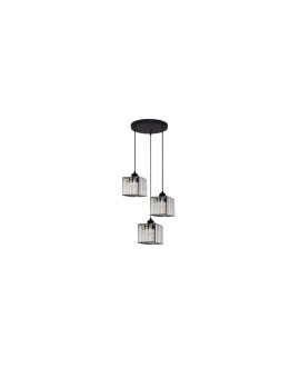 Lampa wisząca Galactico czarna 3xE27 Light Prestige