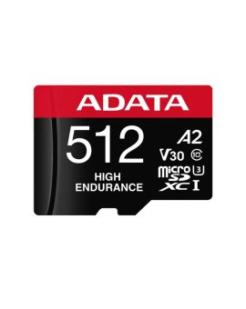 Adata Karta microSD High Endurance 512GB UHS1 U3 V30 A2 100/85MB/s + Adapter