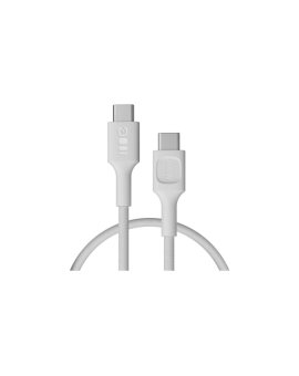 KABEL USB-C / USB-C Greencell PowerStream 30cm PD 100W biały w oplocie