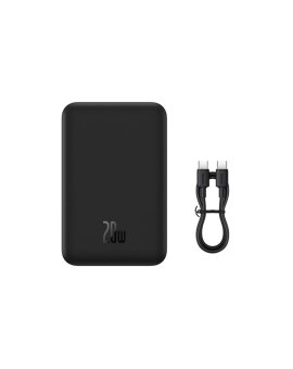 Powerbank Baseus Magnetic Mini PPCX150001 20000mAh 20W PD ŁADOWANIE INDUKCYJNE Qi USB-C KABEL USB-C
