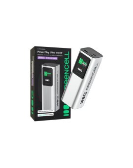 POWERBANK Greencell PowerPlay Ultra 25200mAh SZYBKIE ŁADOWANIE 140W 2x USB-C PD 1x USB-A
