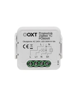 Moduł OXT przekaźnik 1 obw. pomiar 16A ZigBee TUYA
