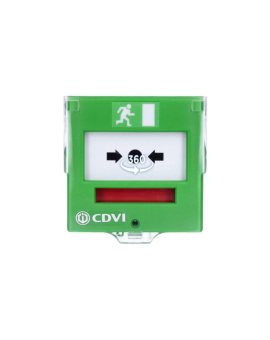 Ewakuacyjny przycisk wyjścia z elastyczną membraną, 2 styki CDVI BBGP2V