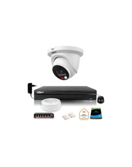 Zestaw monitoringu IP Dahua 8mpx 4K kamera IPC-HDW2849TM-S-IL z dyskiem 1TB
