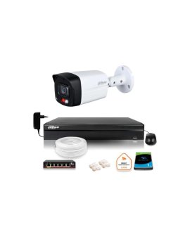 Zestaw monitoringu IP DAHUA kamera 4MPx 2K IPC-HFW1439TL1-A-IL z dyskiem 1TB