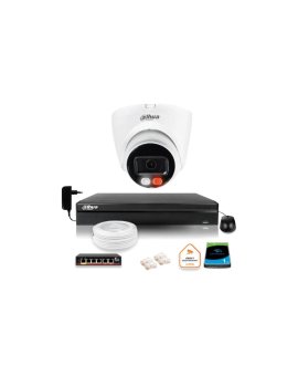Zestaw monitoringu IP DAHUA 4Mpx 2K kamera IPC-HDW1439V-A-IL z dyskiem 1TB