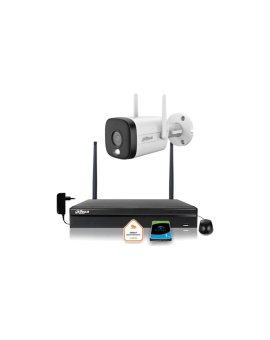 Zestaw monitoringu IP Dahua Kamera WI-FI 5MPx aktywne odtraszanie LED IR do 30m