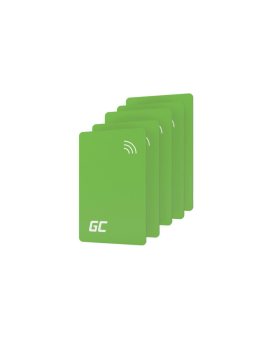 ZESTAW 5 KART DOSTĘPU NFC DO STACJI ŁADOWANIA EV Greencell HabuDen EVGCAKNFC5
