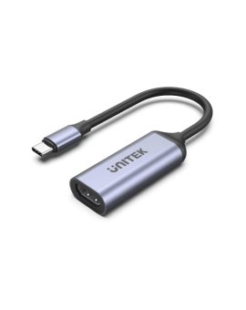 Unitek Adapter USB-C na HDMI 2.1 (8K 60Hz) szary 15cm V1416B