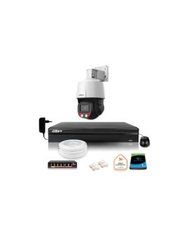 Zestaw monitoringu iP Dahua kamera obrotowa 4MPx dysk 1TB