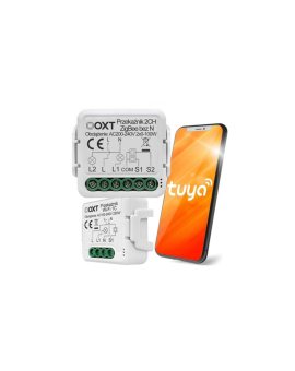 Moduł OXT mini przekaźnik 2 obw. bez N ZigBee TUYA