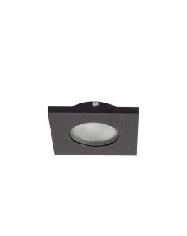 Oczko podtynkowe kwadratowe Lagos czarne IP65 1xGU10 Light Prestige