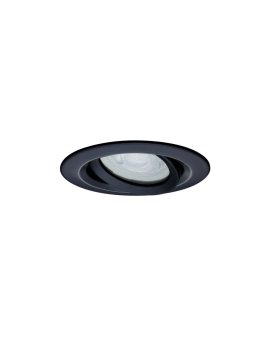 Ruchome oczko podtynkowe Lagos czarne IP65 1xGU10 Light Prestige
