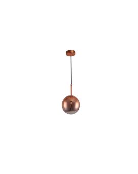 Lampa wisząca Palla miedziana 1xE14 Light Prestige
