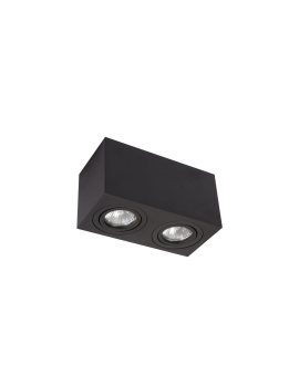 Oprawa natynkowa Lyon czarna 2xGU10 Light Prestige