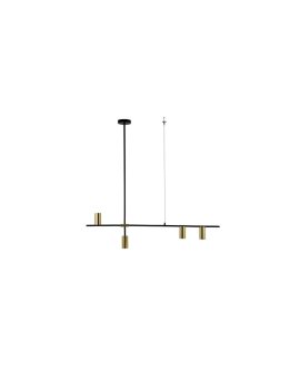 Lampa wisząca Arizona czarno - złota 4xGU10 Light Prestige