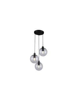 Lampa wisząca Puerto czarna 3xE27 Light Prestige
