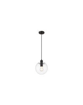 Lampa wisząca Puerto czarna 1xE27 Light Prestige