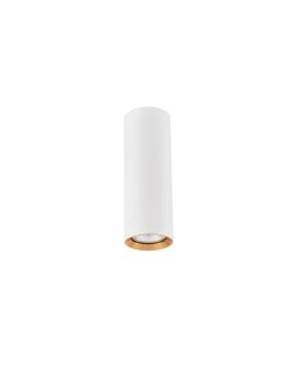 Tuba natynkowa Manacor 17 cm oczko biało - złote 1xGU10 Light Prestige