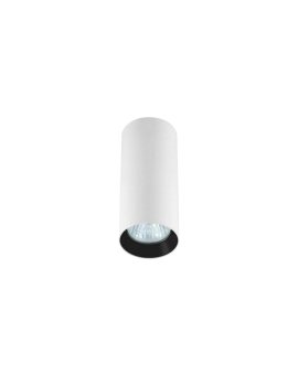 Tuba natynkowa Manacor 17 cm biało - czarne 1xGU10 Light Prestige