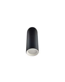 Tuba natynkowa Manacor 17 cm czarno - białe 1xGU10 Light Prestige
