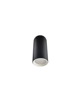 Tuba natynkowa Manacor 13 cm czarno - biała 1xGU10 Light Prestige