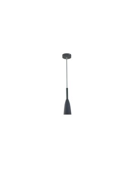 Lampa wisząca Solin 1 szara 1xE27 Light Prestige