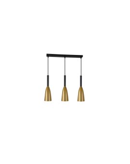 Lampa wisząca Solin 3 złota 3xE27 Light Prestige