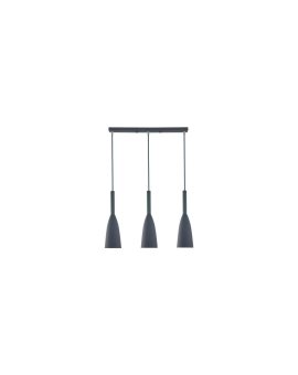 Lampa wisząca Solin 3 szara 3xE27 Light Prestige