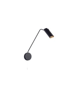 Kinkiet z wysięgnikiem Futuro czarny 1xGU10 Light Prestige