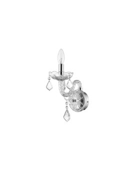 Kinkiet Cristallo srebrny 1xE14 Light Prestige