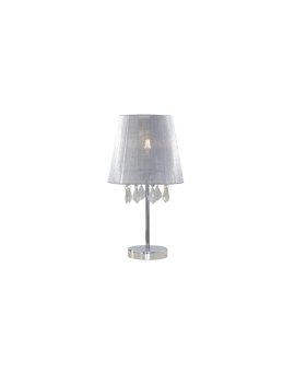 Lampa stołowa Mona srebrna 1xE14 Light Prestige