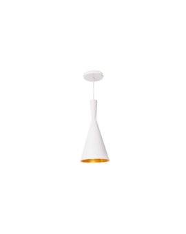Lampa wisząca Garda biała 1xE27 Light Prestige