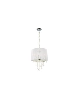 Lampa wisząca Mona srebrna 3xE14 Light Prestige