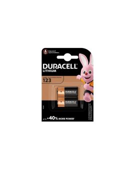 2 x bateria foto litowa Duracell CR123