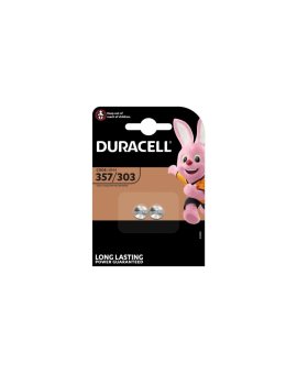 2 x bateria srebrowa mini Duracell 357 / 303 / SR44W / SR44SW / SR44