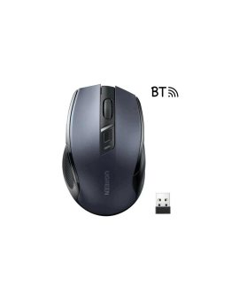Mysz optyczna Ugreen MU006 bezprzewodowa USB 2.4GHz / Bluetooth 5.0 4000 DPI - czarna