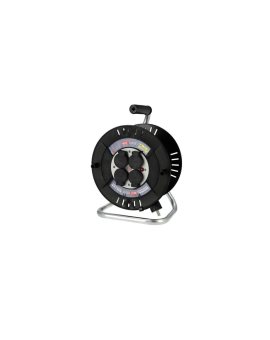 Przedłużacz bębnowy 4-gniazdowy ,IP44, czarny, 3X1,5mm 30m 310.030.302 HOROZ ELECTRIC