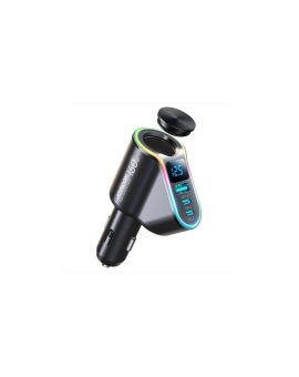 Joyroom szybka ładowarka samochodowa 4w1 USB-A QC3.0 / 2xUSB-C PD 150W czarna