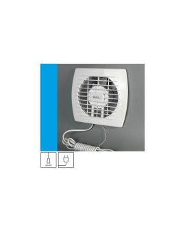 Wentylator domowy Eol 120 przewód z wtyczką, fi 120 mm, kolor biały