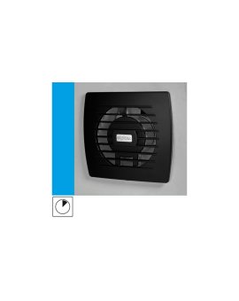 Wentylator domowy Eol 100T Onyx wyłącznik czasowy, fi 100 mm, kolor czarny