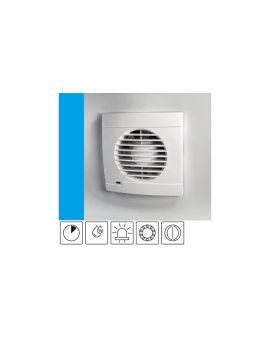 Wentylator domowy Aero RK100HT+ czujnik wilgoci i timer, kontrolka LED, klapka zwrotna, łożysko kulkowe, fi 100 mm, kolor biały