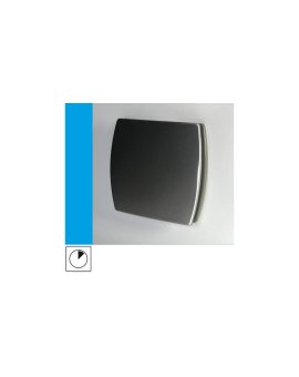 Wentylator domowy Eol F12TINOX wyłącznik czasowy, fi 120 mm, front stalowy