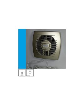 Wentylator domowy Eol 120GF przewód z wtyczką, fi 120 mm, kolor złoty