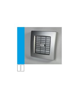 Wentylator domowy Atol 100ABSF automatyczna żaluzja, STANDARD, fi 100 mm, kolor srebrny