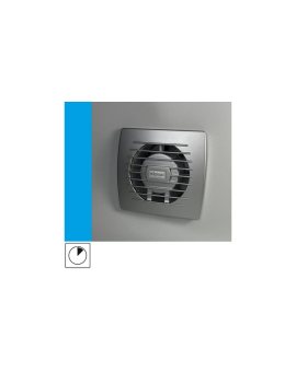 Wentylator domowy Eol 100TSF wyłącznik czasowy, fi 100 mm, kolor srebrny