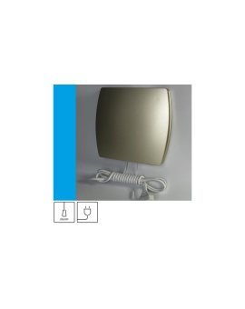 Wentylator domowy Eol F12GF przewód z wtyczką, fi 120 mm, kolor złoty