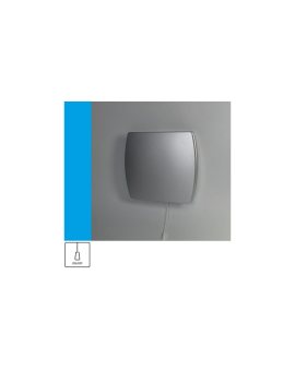 Wentylator domowy Eol F15PSF przełącznik pociągany, fi 150 mm, kolor srebrny