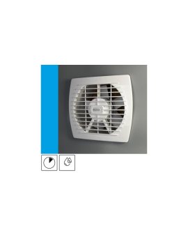 Wentylator domowy Eol 150HT czujnik wilgotności z opóźnieniem czasowym, fi 150 mm, kolor biały